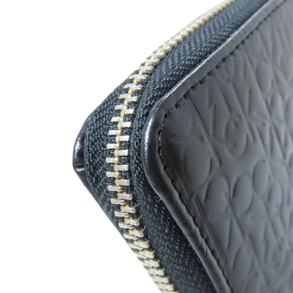 Calvin Klein カルバンクライン ロゴ 長財布（小銭入れあり） レザー レディース 中古