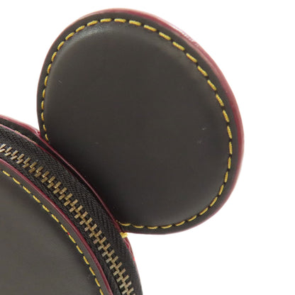 COACH コーチ F59071 ディズニーコラボ ミッキー コインケース レザー レディース 中古