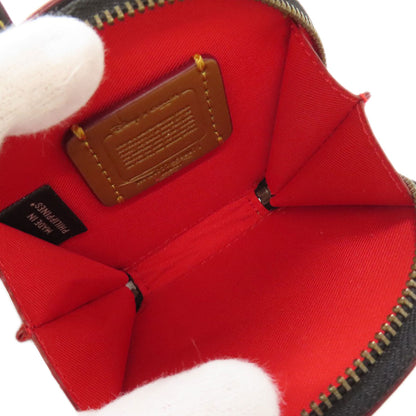 COACH コーチ F59071 ディズニーコラボ ミッキー コインケース レザー レディース 中古