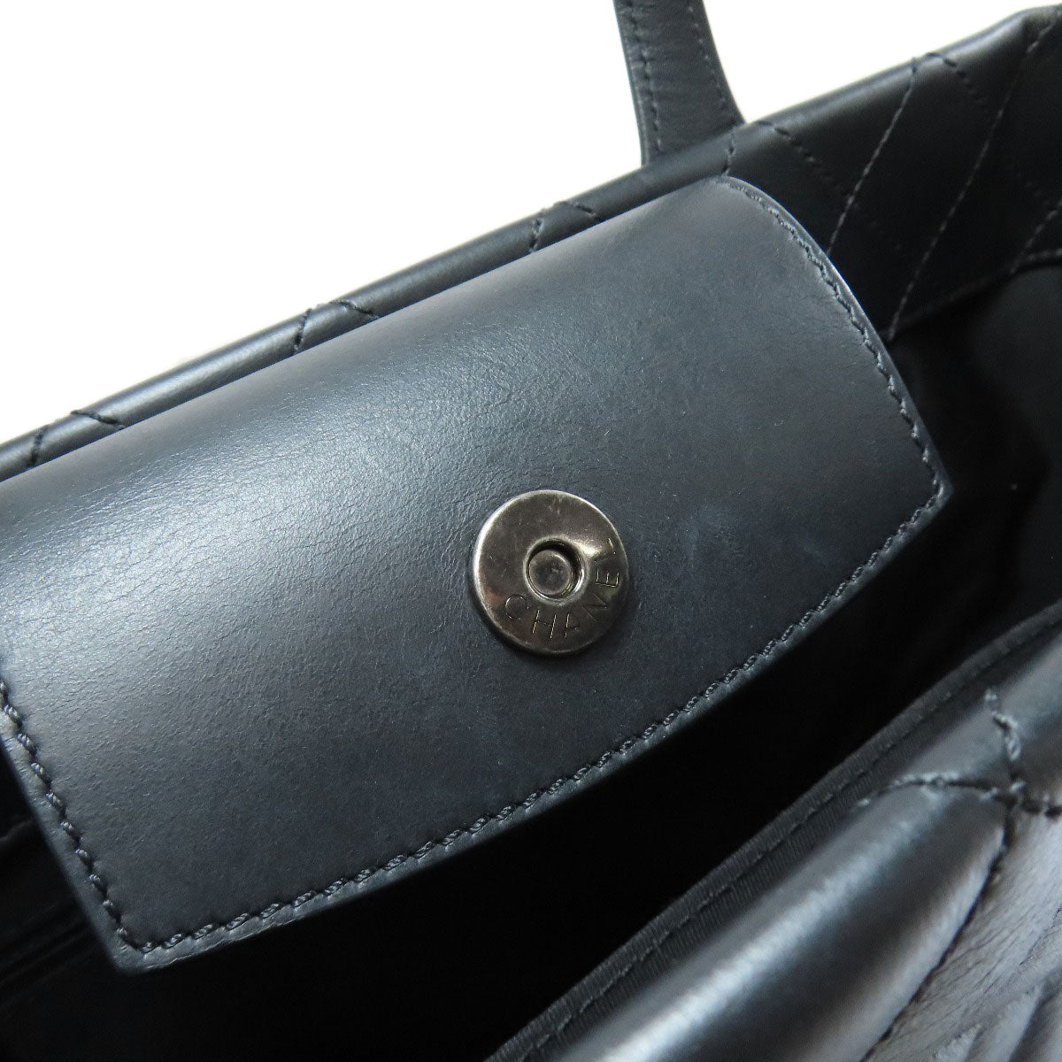 CHANEL シャネル マトラッセ 2WAY トートバッグ ラムスキン レディース 中古