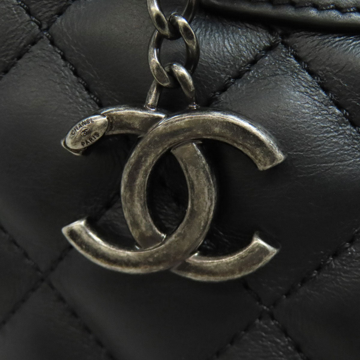 CHANEL シャネル マトラッセ 2WAY トートバッグ ラムスキン レディース 中古