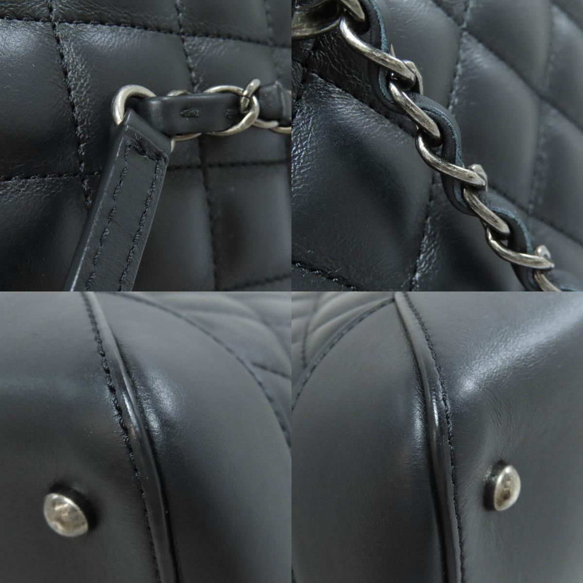 CHANEL シャネル マトラッセ 2WAY トートバッグ ラムスキン レディース 中古