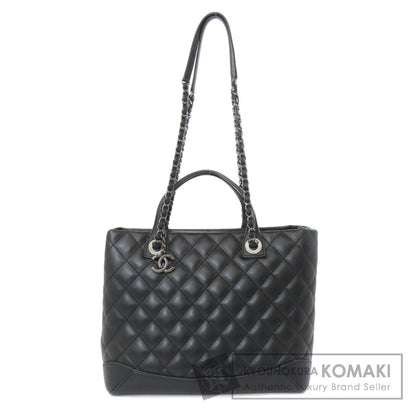 CHANEL シャネル マトラッセ 2WAY トートバッグ ラムスキン レディース 中古
