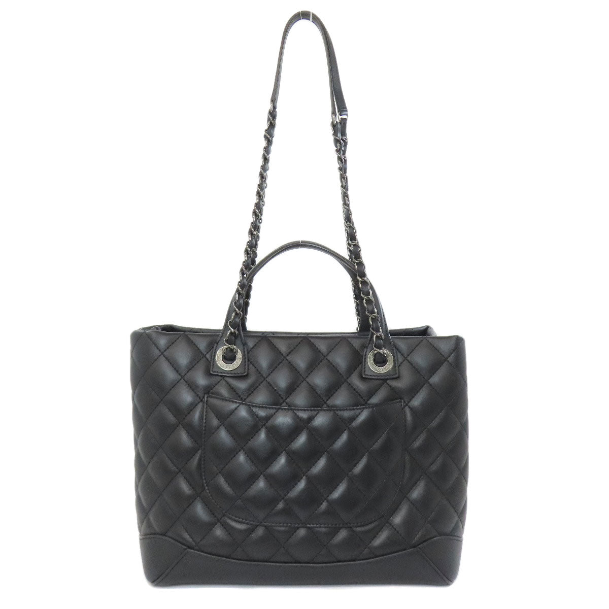CHANEL シャネル マトラッセ 2WAY トートバッグ ラムスキン レディース 中古