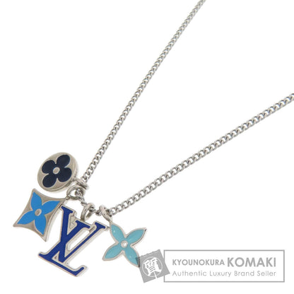 LOUIS VUITTON ルイヴィトン M00917 モノグラム ペンダント・LV インスティンクト エナメル ネックレス 金属製 レディース 中古