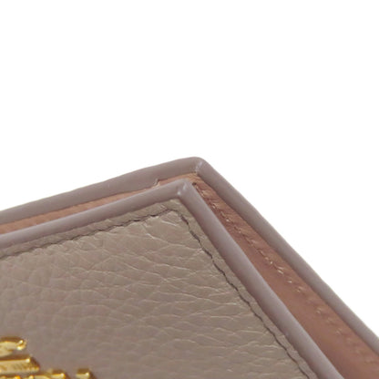 PRADA プラダ ロゴ 二つ折り財布（小銭入れあり） レザー レディース 中古