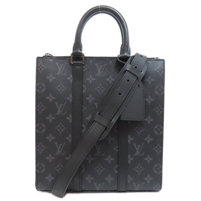 LOUIS VUITTON ルイヴィトン M46456 サックプラ・クロス ハンドバッグ モノグラムエクリプス メンズ 中古