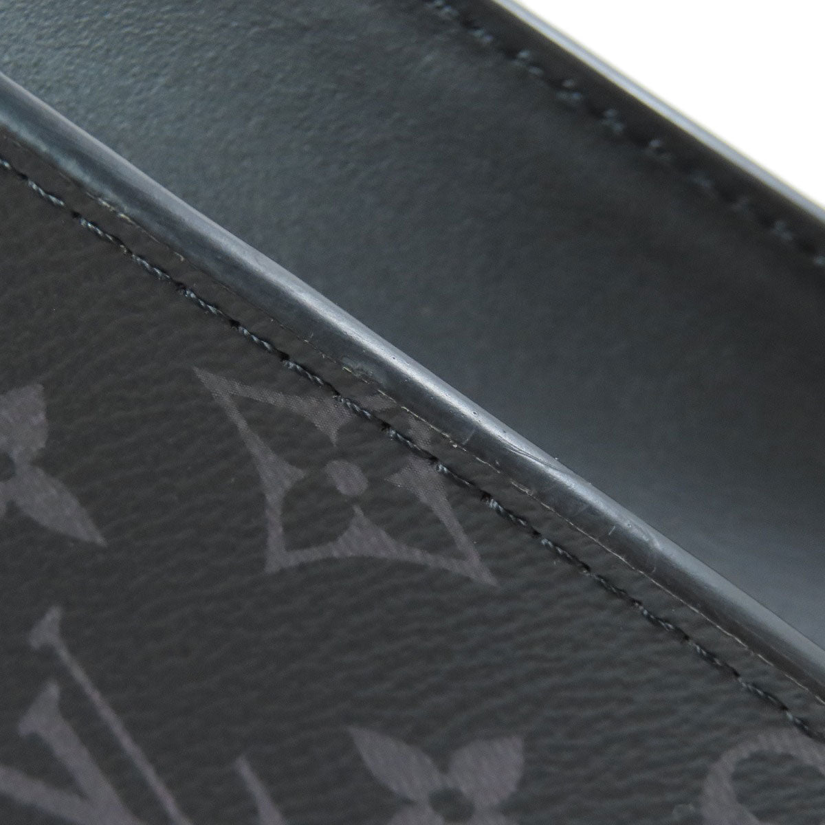 LOUIS VUITTON ルイヴィトン M46456 サックプラ・クロス ハンドバッグ モノグラムエクリプス メンズ 中古