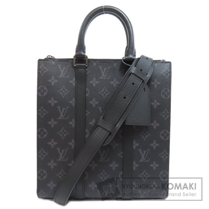 LOUIS VUITTON ルイヴィトン M46456 サックプラ・クロス ハンドバッグ モノグラムエクリプス メンズ 中古