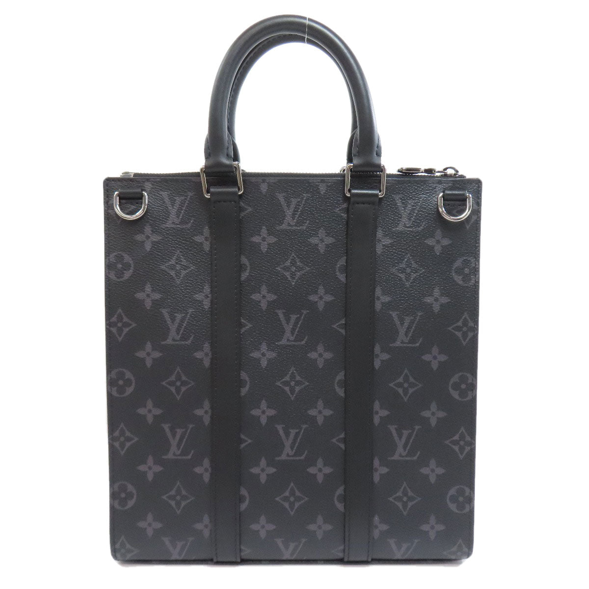 LOUIS VUITTON ルイヴィトン M46456 サックプラ・クロス ハンドバッグ モノグラムエクリプス メンズ 中古