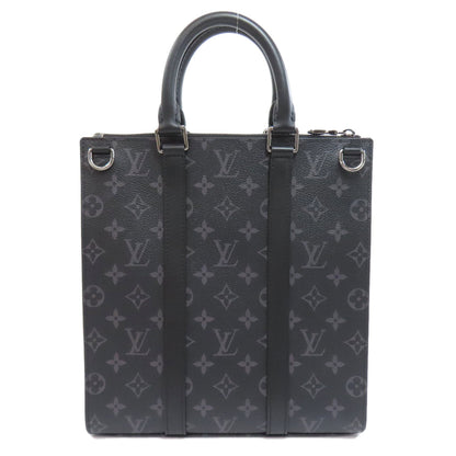 LOUIS VUITTON ルイヴィトン M46456 サックプラ・クロス ハンドバッグ モノグラムエクリプス メンズ 中古