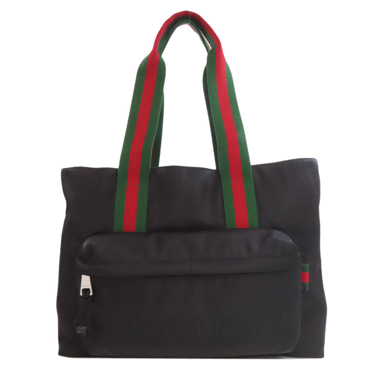 GUCCI グッチ 802172 ラージトート シェリーライン トートバッグ ナイロン レディース 中古