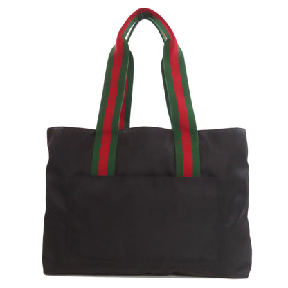 GUCCI グッチ 802172 ラージトート シェリーライン トートバッグ ナイロン レディース 中古