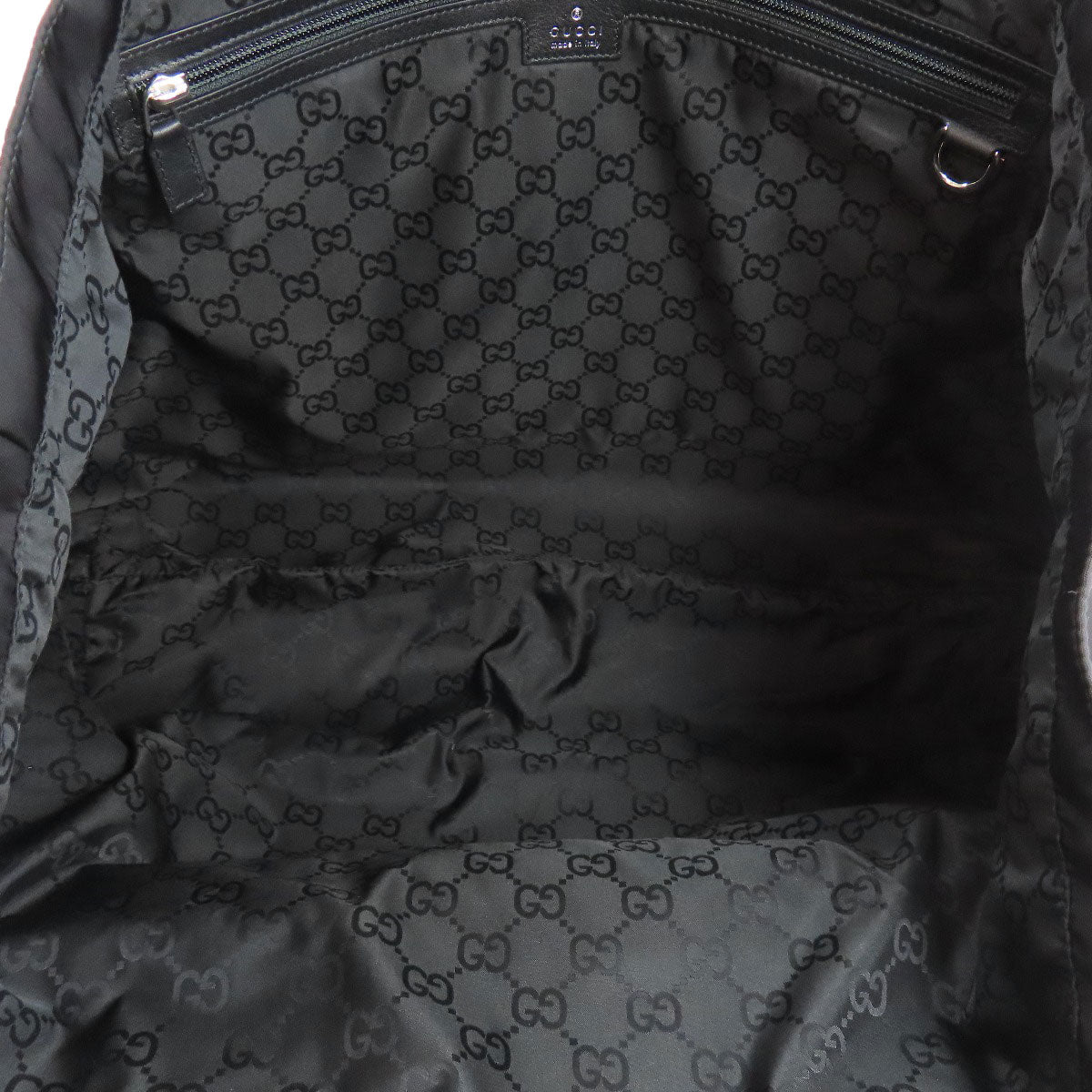 GUCCI グッチ 802172 ラージトート シェリーライン トートバッグ ナイロン レディース 中古