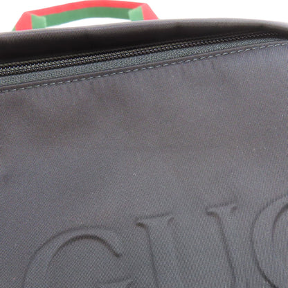 GUCCI グッチ 802172 ラージトート シェリーライン トートバッグ ナイロン レディース 中古