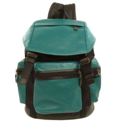COACH コーチ F57477 パーフォレイテッド パンチング リュック・デイパック レザー レディース 中古