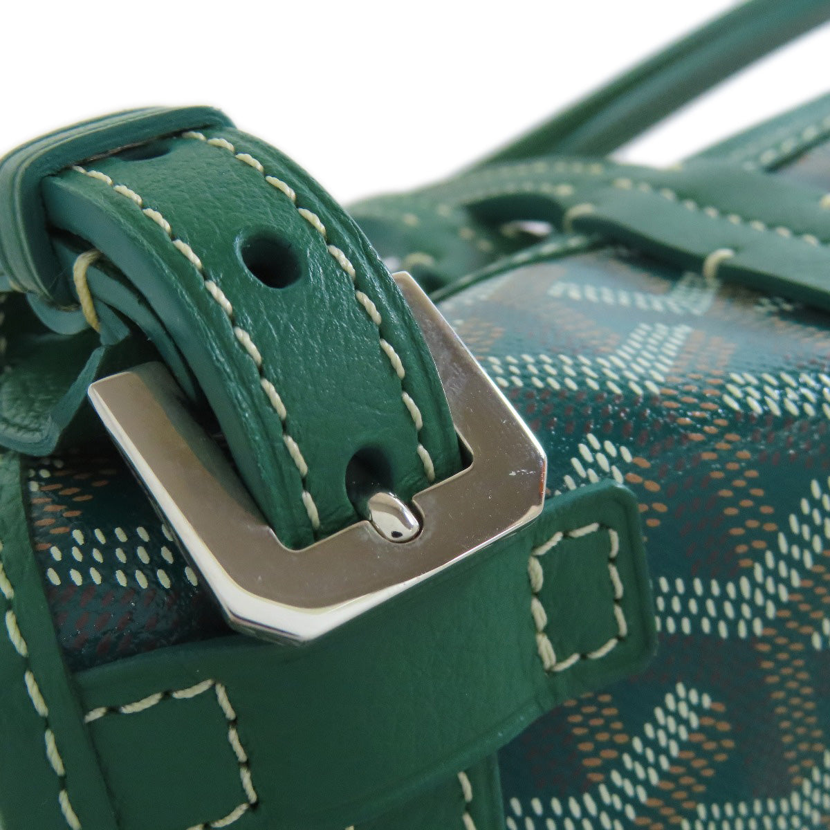 GOYARD ゴヤール シアン・グリ トートバッグ コーティングキャンバス レディース 中古