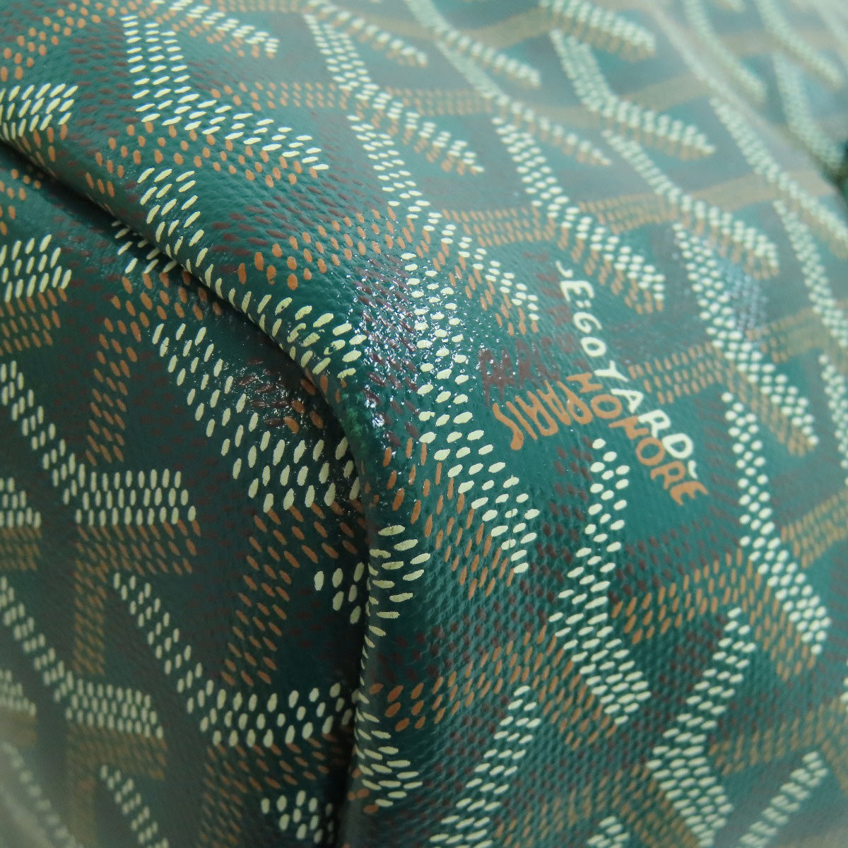 GOYARD ゴヤール シアン・グリ トートバッグ コーティングキャンバス レディース 中古