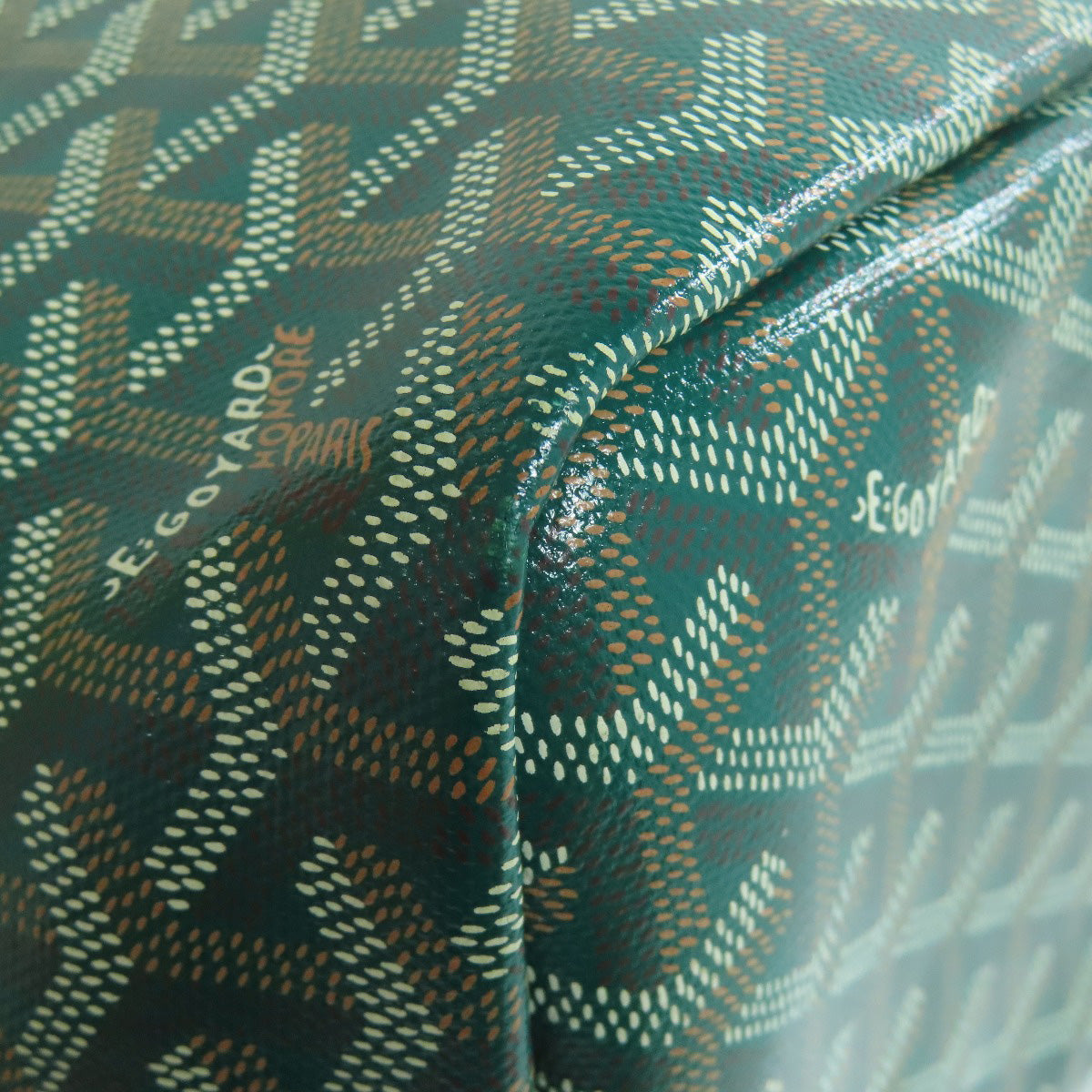 GOYARD ゴヤール シアン・グリ トートバッグ コーティングキャンバス レディース 中古