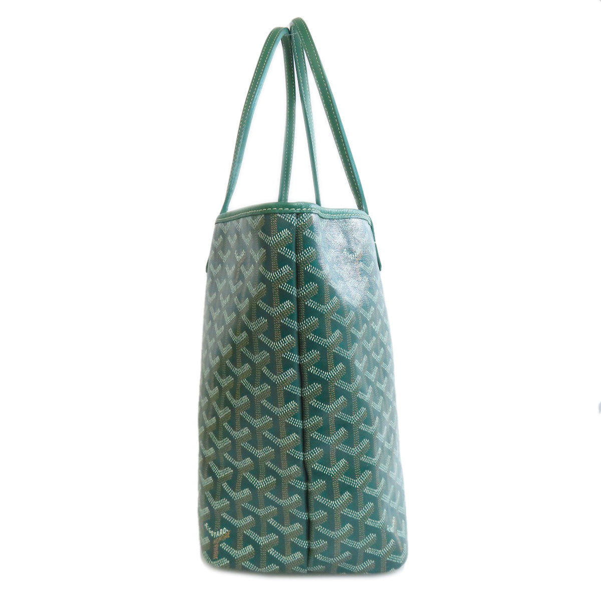 GOYARD ゴヤール シアン・グリ トートバッグ コーティングキャンバス レディース 中古