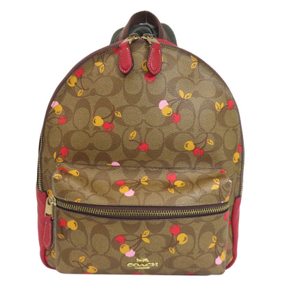 COACH コーチ F31372 チェリー シグネチャー リュック・デイパック PVC レディース 中古