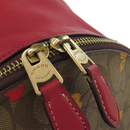 COACH コーチ F31372 チェリー シグネチャー リュック・デイパック PVC レディース 中古