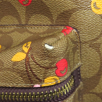 COACH コーチ F31372 チェリー シグネチャー リュック・デイパック PVC レディース 中古