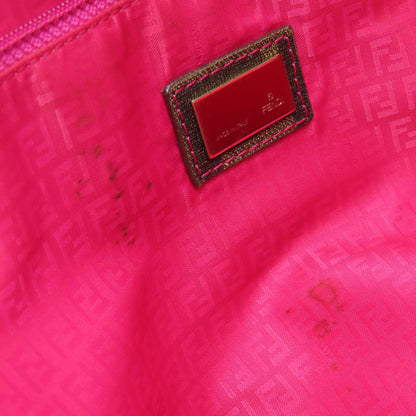 FENDI フェンディ ズッカ柄 トートバッグ レザー レディース 中古
