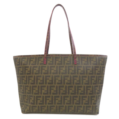 FENDI フェンディ ズッカ柄 トートバッグ レザー レディース 中古