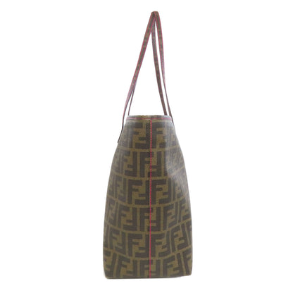 FENDI フェンディ ズッカ柄 トートバッグ レザー レディース 中古