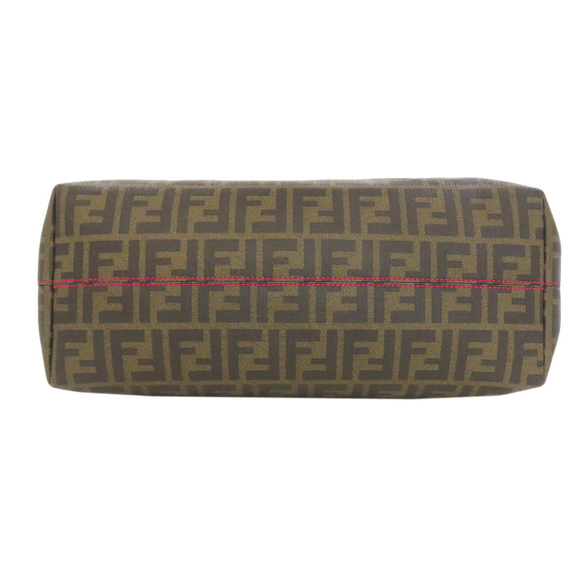 FENDI フェンディ ズッカ柄 トートバッグ レザー レディース 中古
