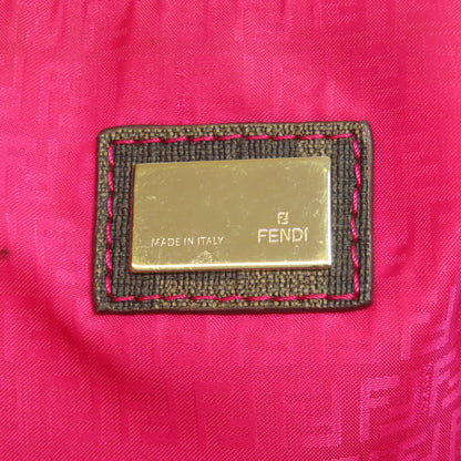 FENDI フェンディ ズッカ柄 トートバッグ レザー レディース 中古