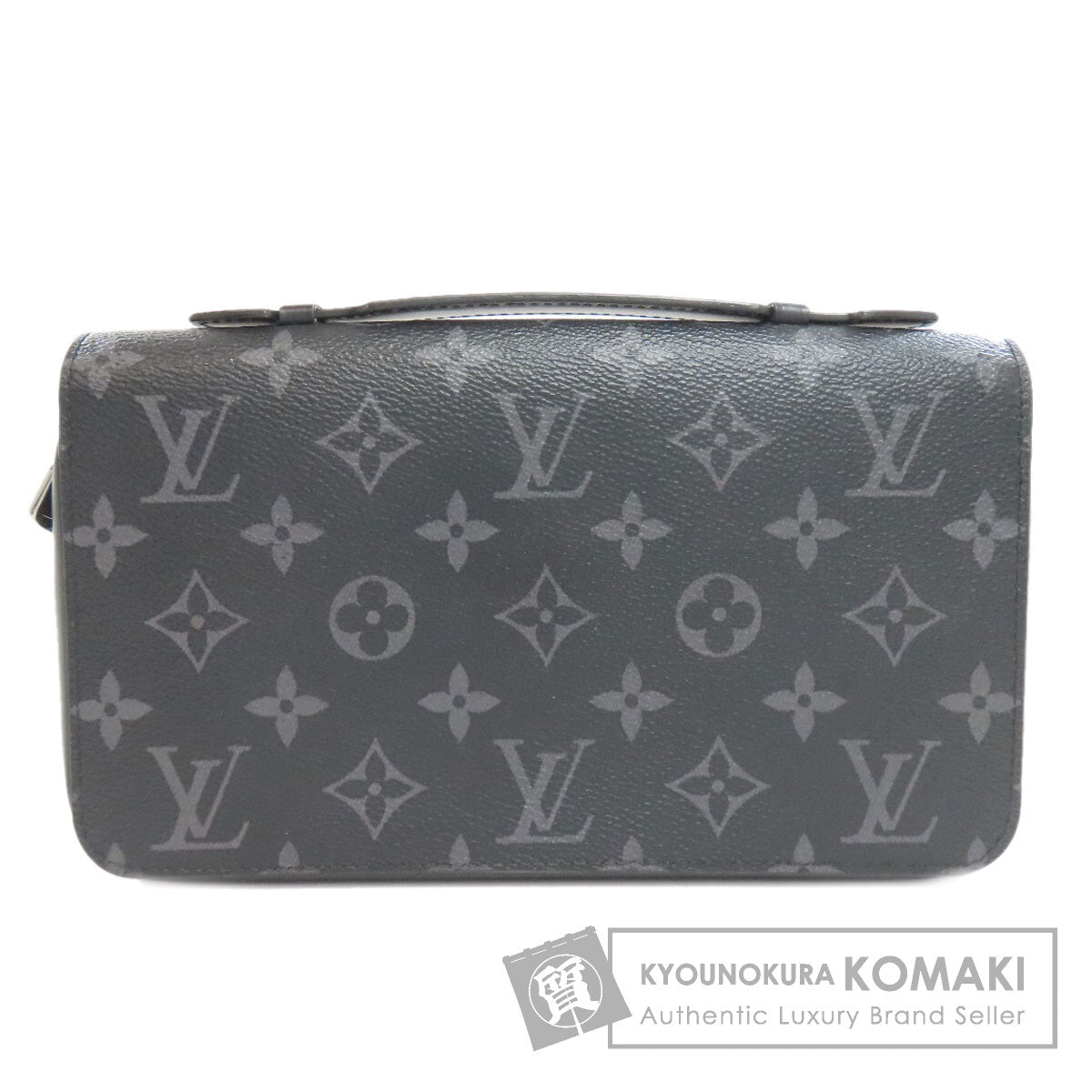 LOUIS VUITTON ルイヴィトン M61698 ジッピーXL セカンドバッグ モノグラムエクリプス メンズ 中古