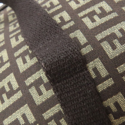FENDI フェンディ ズッカ柄 ショルダーバッグ キャンバス レディース 中古