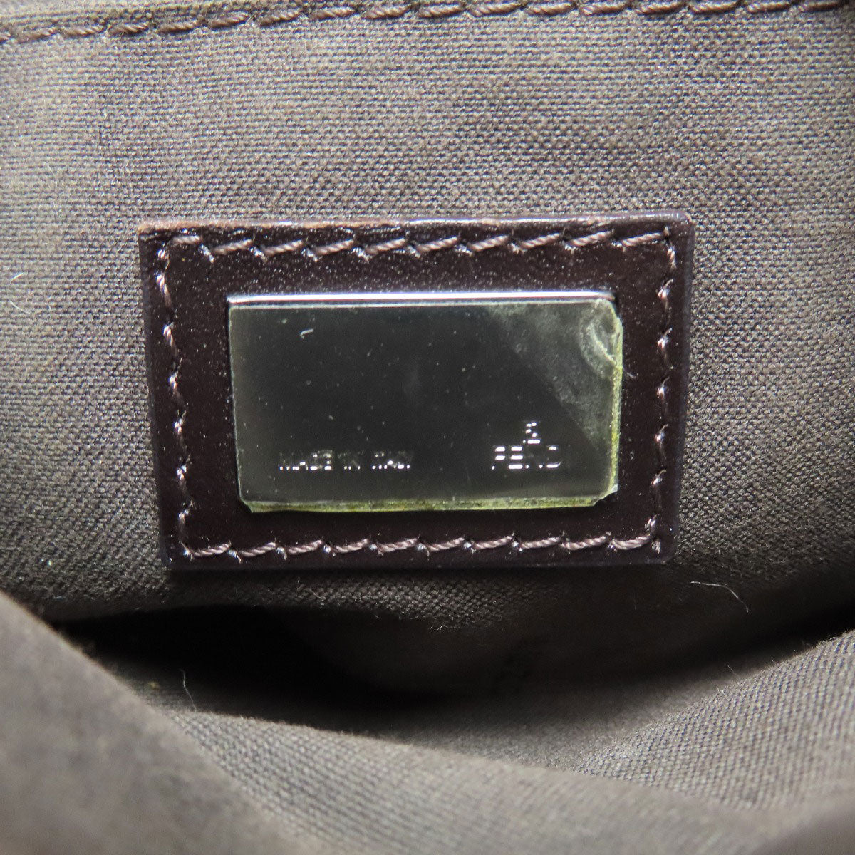 FENDI フェンディ ズッカ柄 ショルダーバッグ キャンバス レディース 中古