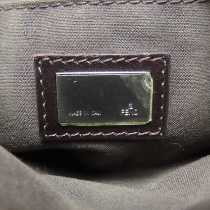 FENDI フェンディ ズッカ柄 ショルダーバッグ キャンバス レディース 中古