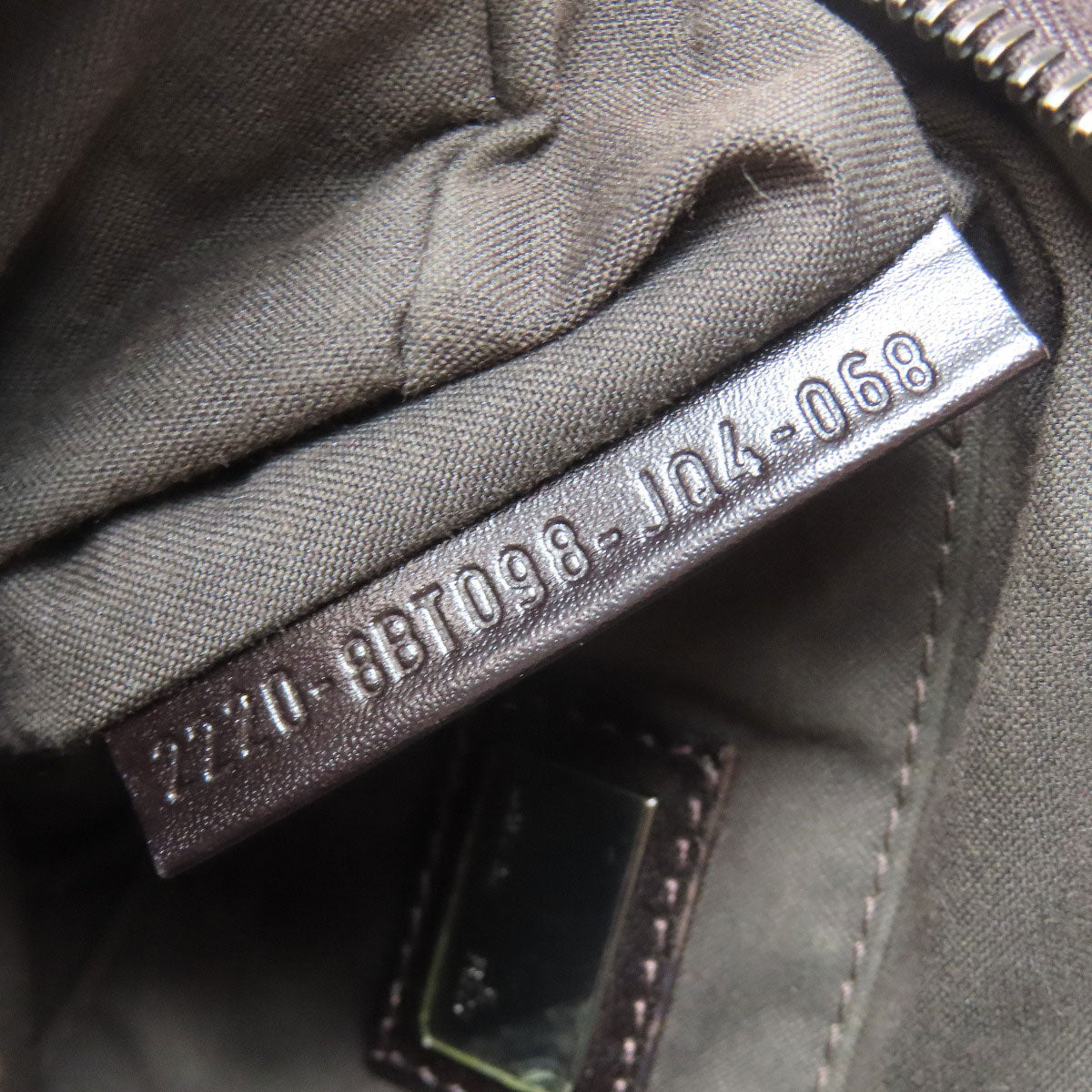 FENDI フェンディ ズッカ柄 ショルダーバッグ キャンバス レディース 中古