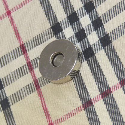 BURBERRY バーバリー ノバチェック ショルダーバッグ レザー レディース 中古