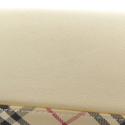 BURBERRY バーバリー ノバチェック ショルダーバッグ レザー レディース 中古