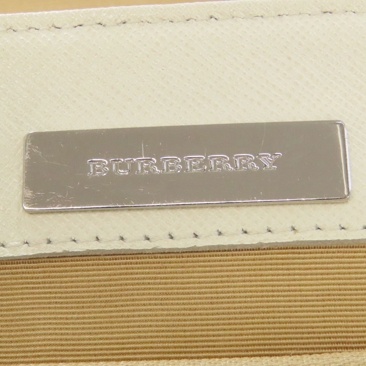 BURBERRY バーバリー ノバチェック ショルダーバッグ レザー レディース 中古