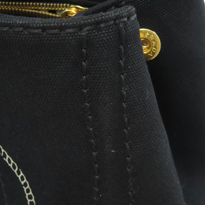 PRADA プラダ カナパミニ 2WAY ハンドバッグ キャンバス レディース 中古