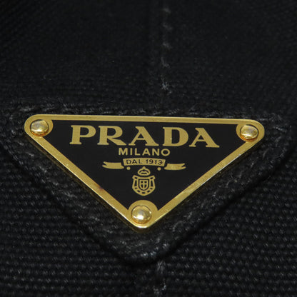 PRADA プラダ カナパミニ 2WAY ハンドバッグ キャンバス レディース 中古