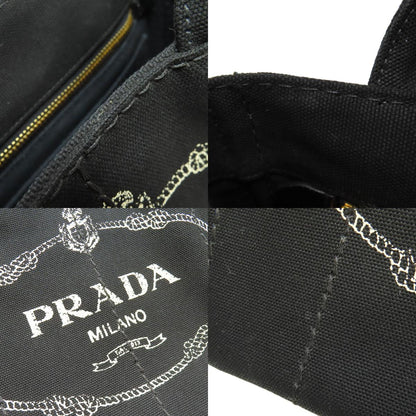 PRADA プラダ カナパ ミニ 2WAY ハンドバッグ キャンバス レディース 中古