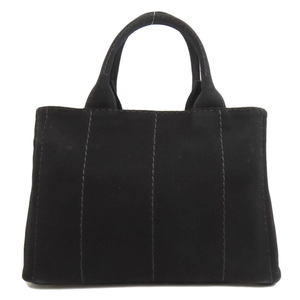 PRADA プラダ カナパ ミニ 2WAY ハンドバッグ キャンバス レディース 中古