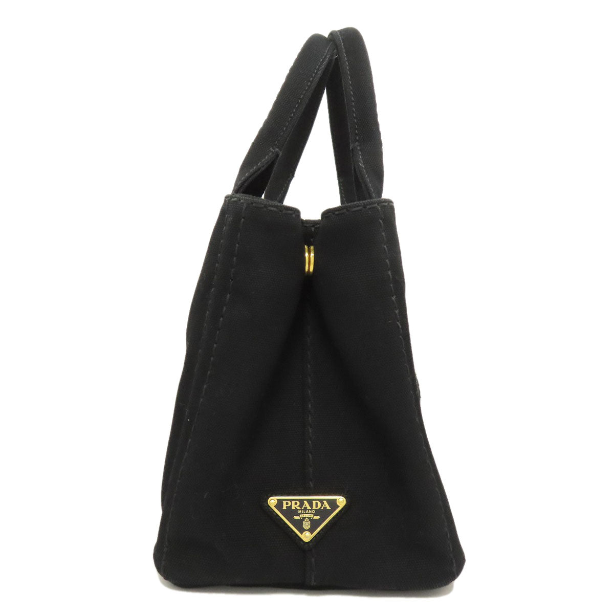 PRADA プラダ カナパ ミニ 2WAY ハンドバッグ キャンバス レディース 中古