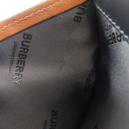 BURBERRY バーバリー TBロゴパターン 二つ折り財布（小銭入れあり） レザー レディース 中古
