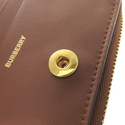 BURBERRY バーバリー TBロゴパターン 二つ折り財布（小銭入れあり） レザー レディース 中古