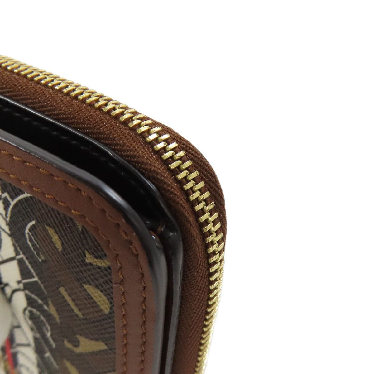BURBERRY バーバリー TBロゴパターン 二つ折り財布（小銭入れあり） レザー レディース 中古
