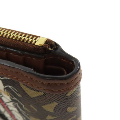 BURBERRY バーバリー TBロゴパターン 二つ折り財布（小銭入れあり） レザー レディース 中古