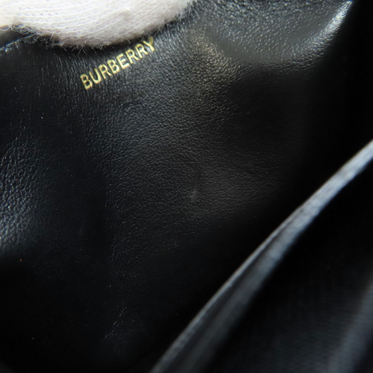 BURBERRY バーバリー ロゴ 二つ折り財布（小銭入れあり） PVC レディース 中古